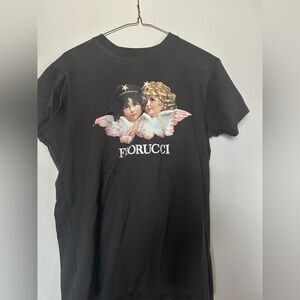 FIORUCCI ANGEL TSHIRT CHARCOAL GREY SIZE SMALL😇